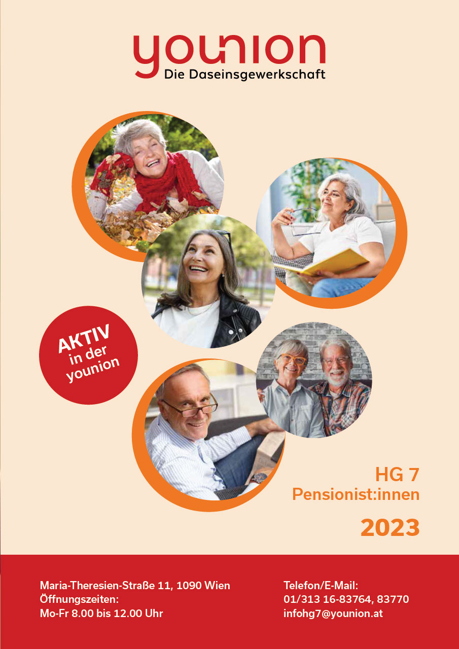 Pensionistinnen Broschüre 2023
